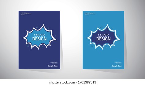 Abdeckungsdesign. Gliederung des Jahresberichts. Broschüre, Katalog. Vorlage für die Vektorillustration von Unternehmen. Einfache Flugwerbung. Magazin, Banner. Design-Elemente. Abstrakte Vektorillustration Illustration.