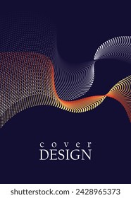 Cover-Design. Layout des Jahresberichts. Broschüre, Katalog. Geschäftsvektorvorlage. Simple Flyer Promotion. Magazin, Banner. Designelemente. Abstrakte Vektorgrafik. Broschürenlayoutvorlage