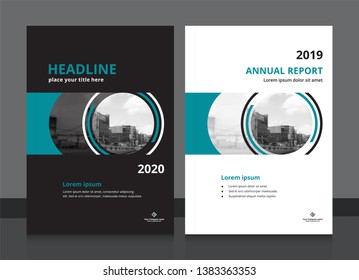 Cover design and annual report cover template A4 size for brochure design, magazine, poster, flyer etc. Vector illustration EPS-10 sample image with Gradient Mesh.