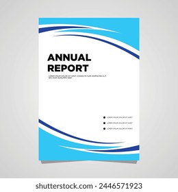 Cover design and annual report cover template A4 Template Design