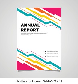 Cover design and annual report cover template A4 Template Design