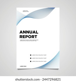 Cover design and annual report cover template A4 Template Design