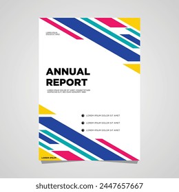 Cover design and annual report cover template A4 Template Design