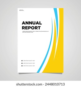 Cover design and annual report cover template A4 Template Design