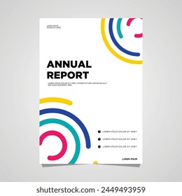 Cover design and annual report cover template A4 Template Design