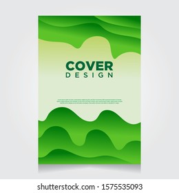 Cover Design Annual Report, Vector Template Brochures, Flyers, Presentations, Leaflet, book cover