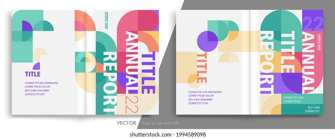 Cover Design Annual Report, Vector Template Brochures, Flyers, Presentations, Leaflet, Magazine A4 size. Minimalistic Design Background