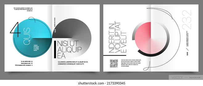 Cover design annual report, vector template brochures, flyers, presentations, leaflet, magazine a4 size. Minimalistic design background