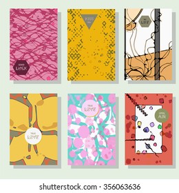 cover design annual report vector template booklet advertisement presentations folder magazine nails drawn set of aesthetic advertisement vector scene marriage union married anniversary love classic v