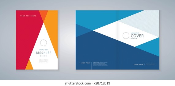 Cover design annual report, vector template brochures, flyers, presentations, leaflet, magazine