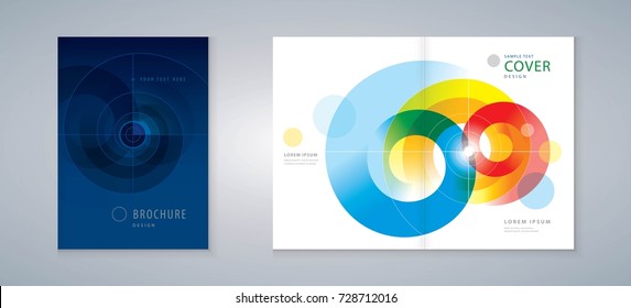 Cover design annual report, vector template brochures, flyers, presentations, leaflet, magazine