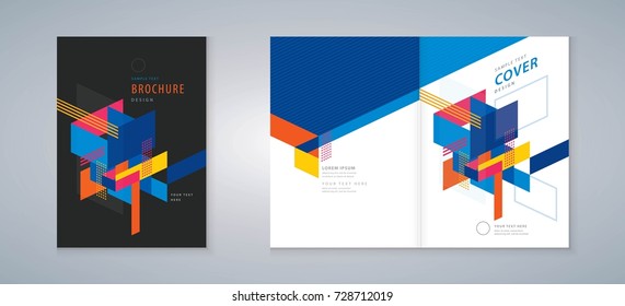 Cover design annual report, vector template brochures, flyers, presentations, leaflet, magazine