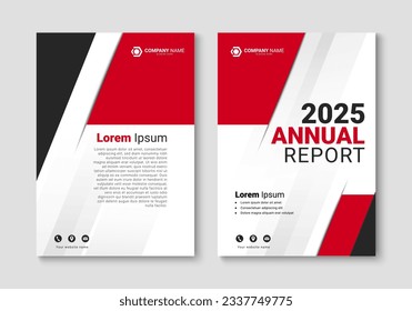 Cover design for annual reports, catalog, brochure, magazine, booklet. A4 business cover design template. Vector illustration