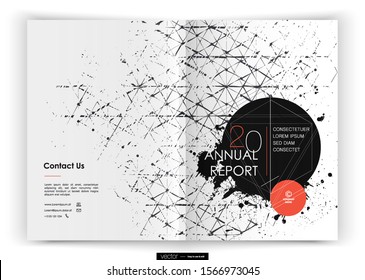 Cover design annual report,vector template brochures, flyers, presentations, leaflet, magazine a4 size. Minimalistic design background