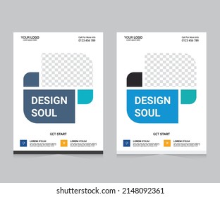 Cover design annual report,vector template brochure, flayer, presentation, leaflet, magazine. Purple and blue polygons on a white background''s Design''ss
