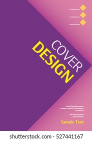 Cover design annual report,vector template brochures, presentations, leaflet, magazine a4 size. 