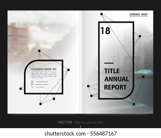 Cover design annual report,vector template brochures, flyers, presentations, leaflet, magazine a4 size. Minimalistic design background