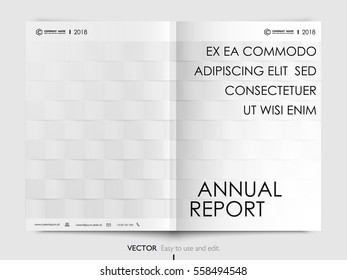 Cover design annual report,vector template brochures, flyers, presentations, leaflet, magazine a4 size. Minimalistic design background