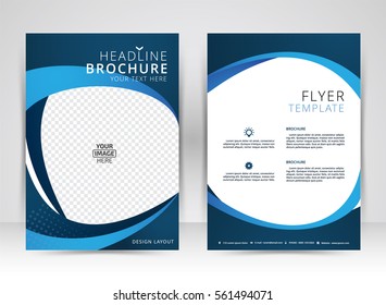 Cover design annual report,vector template brochures, flyers, presentations, Leaflet cover,  Abstract flat background, layout in A4 size
