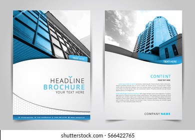 Cover design annual report,vector template brochures, flyer, presentations, Leaflet cover,  Abstract flat background, building, layout in A4 size