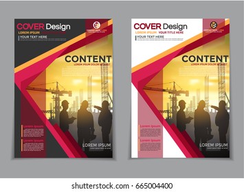 Cover design annual report,vector template brochures, flyers, presentations, leaflet, magazine a4 size. 