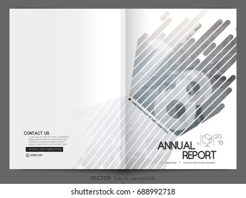 Cover design annual report,vector template brochures, flyers, presentations, leaflet, magazine a4 size. Minimalistic design background