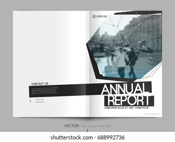 Cover design annual report,vector template brochures, flyers, presentations, leaflet, magazine a4 size. Minimalistic design background