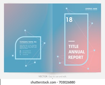 Cover design annual report,vector template brochures, flyers, presentations, leaflet, magazine a4 size. Minimalistic trendy design background