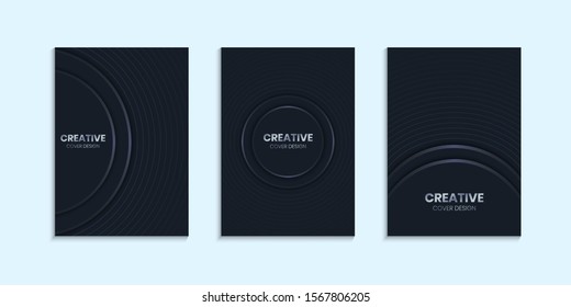 cover design background in dark gray