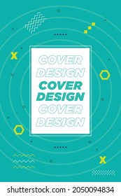 Cover Design Background Vector Shape Seamless