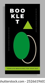 Cover Design für Broschüre, Broschüre, Ordner, Buch, Poster. Vektorgeometrische Vorlage mit Platz für Ihren Text.