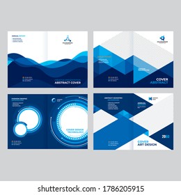 Cover design for a booklet, catalog, flyer, creative geometric background for presentations