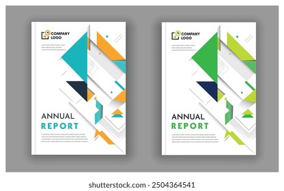 Cover design, brochure, annual report, magazine, poster, book cover, corporate presentation, portfolio, flyer, and handbook cover. It is modern with size A4, front and back, and easy to use and edit.
