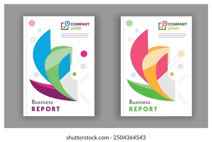 Cover design, brochure, annual report, magazine, poster, book cover, corporate presentation, portfolio, flyer, and handbook cover. It is modern with size A4, front and back, and easy to use and edit.