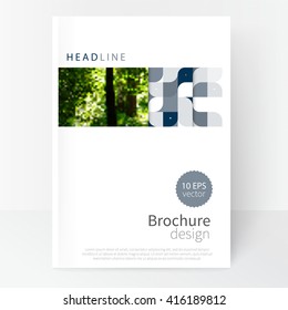 Cover design for Brochure, leaflet, poster template. stock-vector abstract background. EPS 10