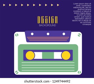 Cover design for brochure,booklet,flyer etc. Retro geometric poster