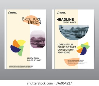 Cover design brochures, vector template flyers, annual report, presentations, magazine a4 size, business mockup. Abstract geometric background.