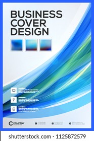 Cover design. Business layout template. Annual report, flyer, magazine, presentation. Abstract background. Vector illustration