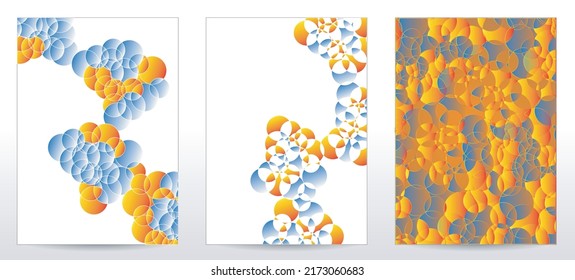 Cover Design Chess Abstract Geometric Pattern Colorful Halftone Gradient