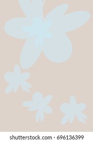Cover design. Colored spots on a pink background