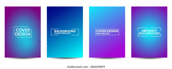 Cover design colorful abstract pattern background with line gradient texture. Perfectly for poster, flyer, etc. Vector Illustration