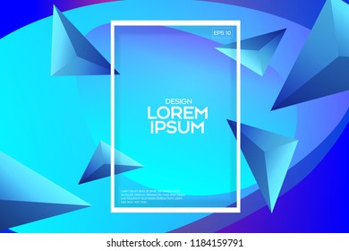 Cover design Colorful geometric background. Simple shapes composition. design layout for banner or poster.Eps10 vector, brochure, catalog, poster, book, magazine etc. 