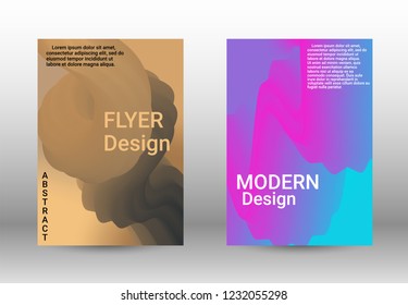 Cover design. Colorful Liquid Shapes. Abstract Background with Vibrant Gradient. Modern Color Wave Liquid.  Modern Vector Illustration.