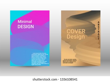 Cover design. Colorful Liquid Shapes. Abstract Background with Vibrant Gradient. Modern Color Wave Liquid.  Modern Vector Illustration.