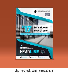 Cover design, corporate brochure template, magazine and flyer layout. Geometric and polygonal objects. Vector illustration.