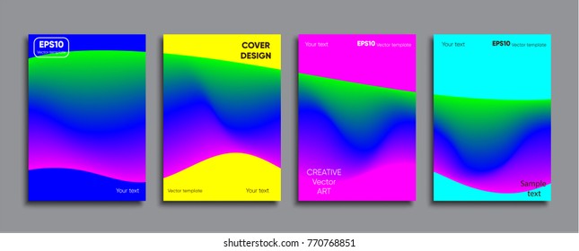 Cover design. Creative colored cover