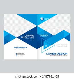 Cover design, creative geometric vector background