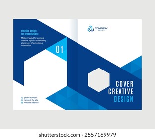 Cover design, creative layout of the magazine page, booklet, catalog, cover layout of the company s annual report