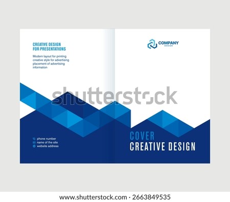 Cover design, creative layout of the magazine page, booklet, catalog, cover layout of the company s annual report