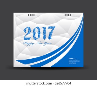 Cover design, Desk Calendar 2020, happy new year 2017, book cover template, Book cover,  polygon background